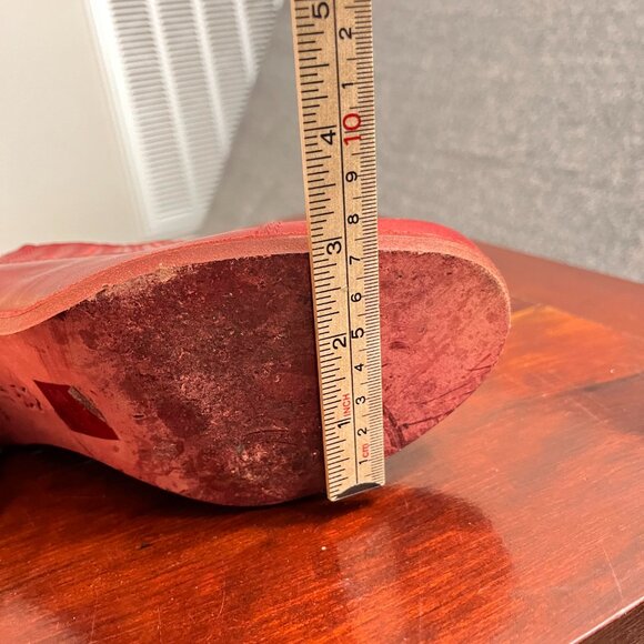 Cotelac Heels EU37, US7, UK4 Red Dress Shoes Formal Women's Made in Portugal - Picture 10 of 10